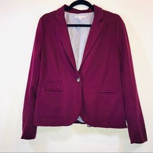 Cato Jackets & Coats - Cato Burgundy One Button Blazer - #1248 Cato Jackets & Coats - Cato Burgundy One Button Blazer - #1248